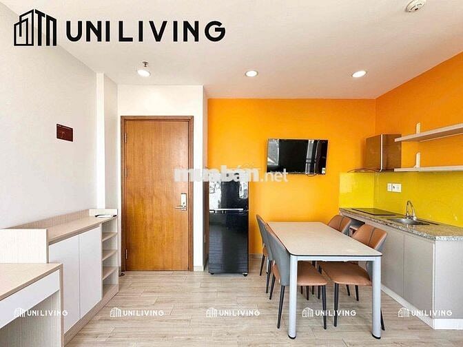 ☘️ 1PN Tách Bếp, View cao thoáng mát có Balcony ở gần Quận 1
