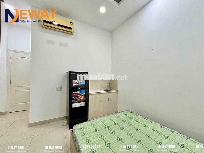 STUDIO SIÊU HIẾM FULL NỘI THẤT CHỈ, TÍNH ĐIỆN NƯỚC SÁT CẦU CALMATTE Q1