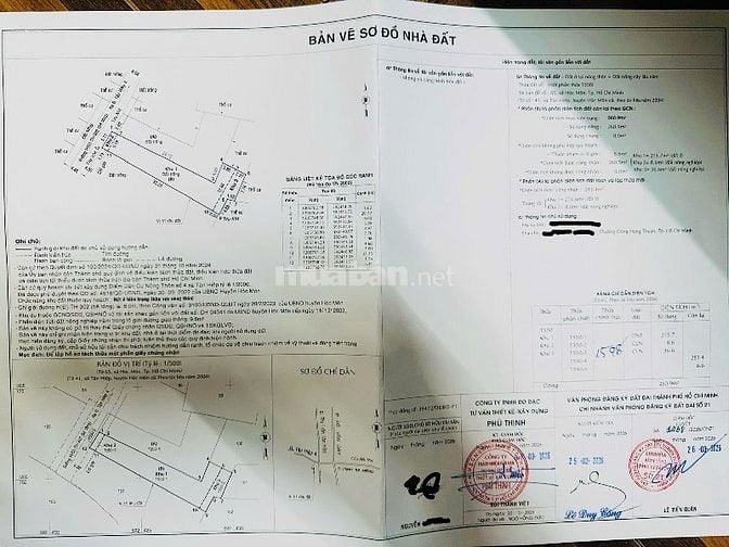 Bán lô 260m, thổ cư 215m, sổ riêng nở hậu hinh L, 1 sẹc TH4, sát tt HM