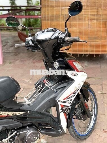 SYM Galaxy 50cc 2019 Đen Trắng Đỏ