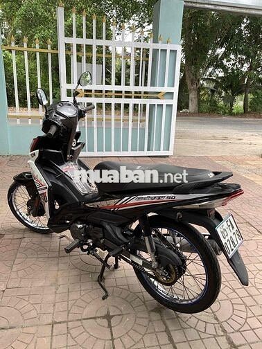 SYM Galaxy 50cc 2019 Đen Trắng Đỏ