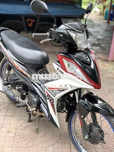 SYM Galaxy 50cc 2019 Đen Trắng Đỏ