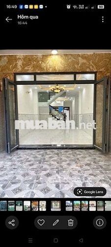 Cho thuê nhà 1 trệt 2 lầu mặt tiền Tân Đông Hiệp