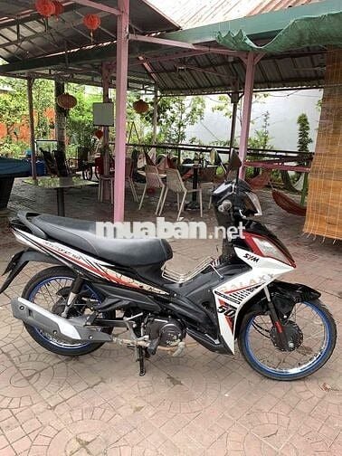 SYM Galaxy 50cc 2019 Đen Trắng Đỏ