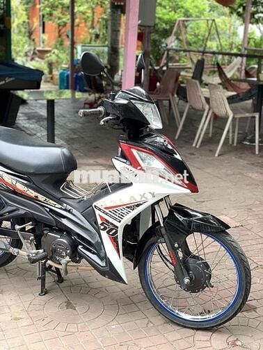 SYM Galaxy 50cc 2019 Đen Trắng Đỏ