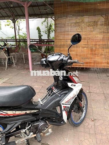 SYM Galaxy 50cc 2019 Đen Trắng Đỏ