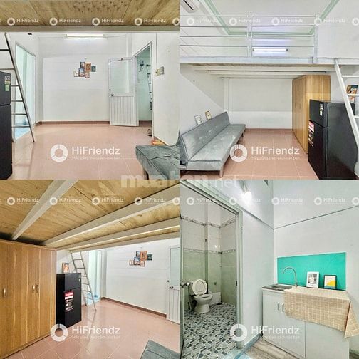 Phòng studio full nội thất cửa sổ ban công - giảm 300k/ tháng 
