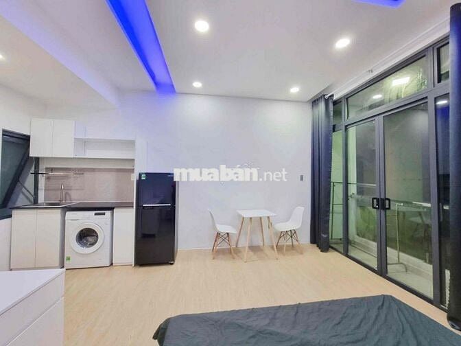 Studio siêu thoáng, rộng 35m2, gần chợ Bà Chiểu