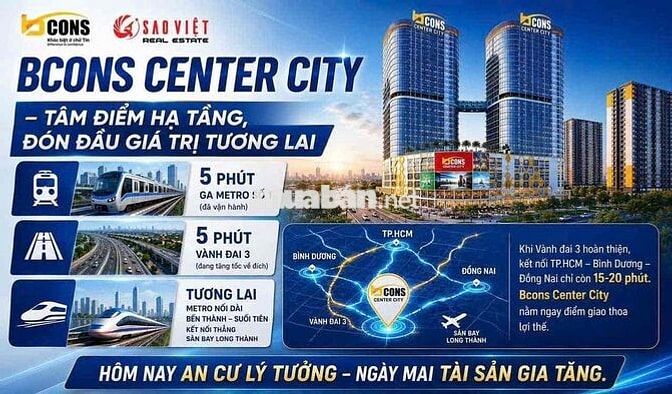 Căn Hộ 43,8m2 1PN Đ. Thống Nhất, P Đông Hoà, TPHCM
