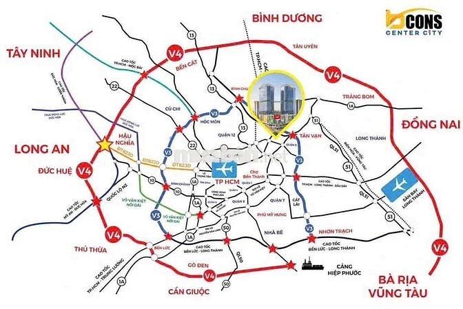 Căn Hộ 43,8m2 1PN Đ. Thống Nhất, P Đông Hoà, TPHCM