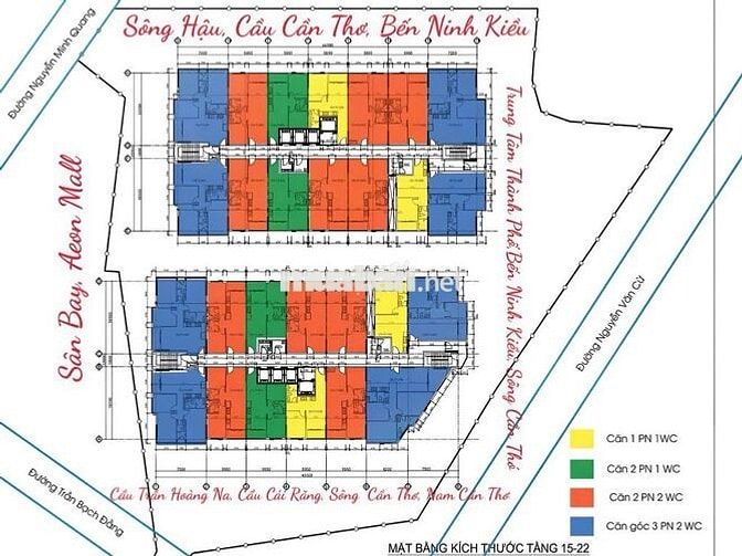 CĂN HỘ 2 PHÒNG NGỦ GIỮA TRUNG TÂM TP CẦN THƠ