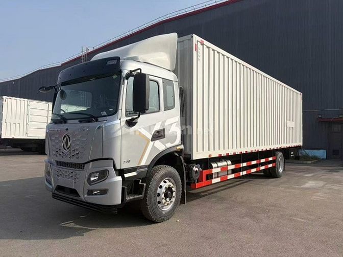 Xe tải thùng container, mui bạt, dài 9m9 4x2 dongfeng x3 – 180hp & 230
