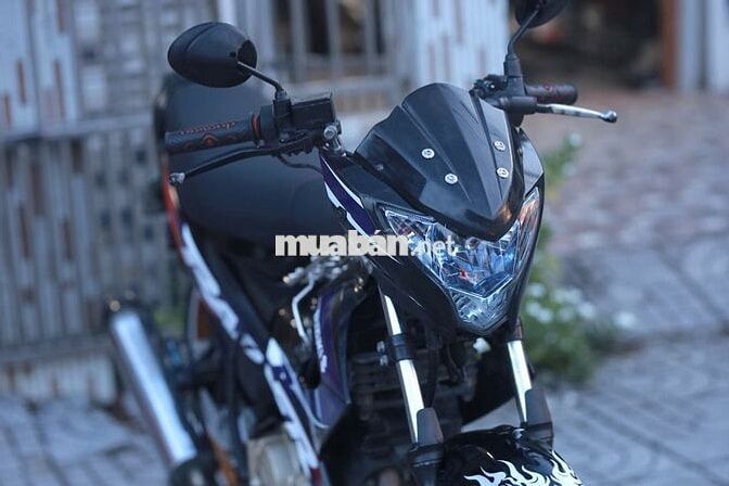 Suzuki Raider R150 Đen Tím Trắng
