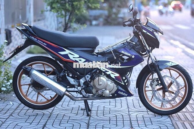 Suzuki Raider R150 Đen Tím Trắng