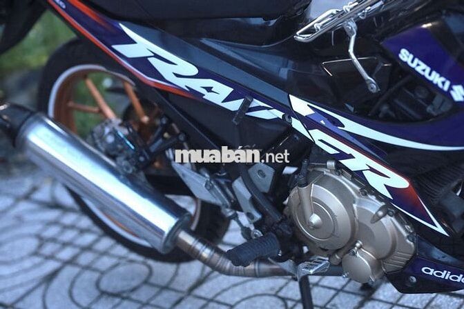 Suzuki Raider R150 Đen Tím Trắng