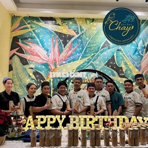 CHAY GARDEN - NHÂN VIÊN PHỤC VỤ/PHA CHẾ/THU NGÂN
