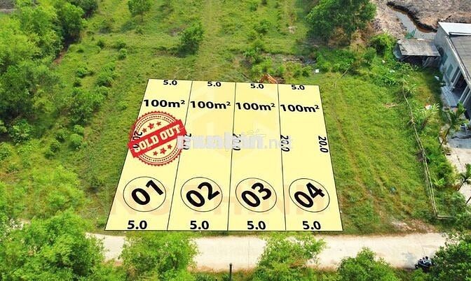 F0 Phú Hồ Đối Lưng Đường TL10 Gía Tốt chỉ 495Tr / Lô Gần Trường học