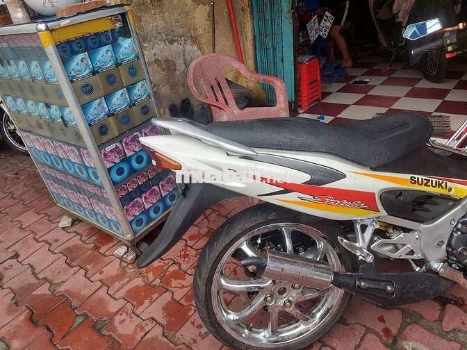Suzuki Satria 120 Đỏ Trắng Đen