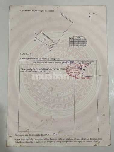 Bán đất mặt tiền đường 823D - 6.7 Tỷ còn thương lượng.