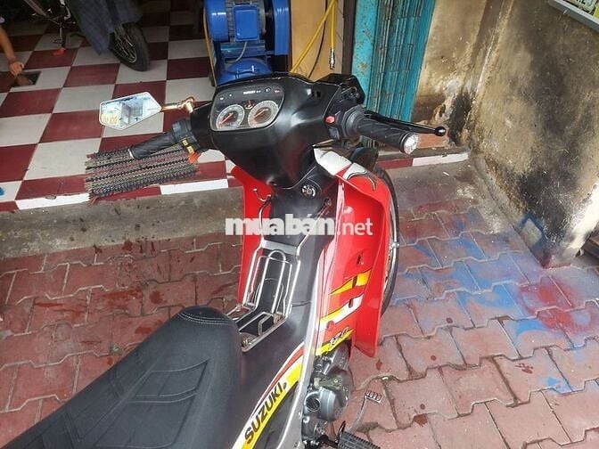 Suzuki Satria 120 Đỏ Trắng Đen
