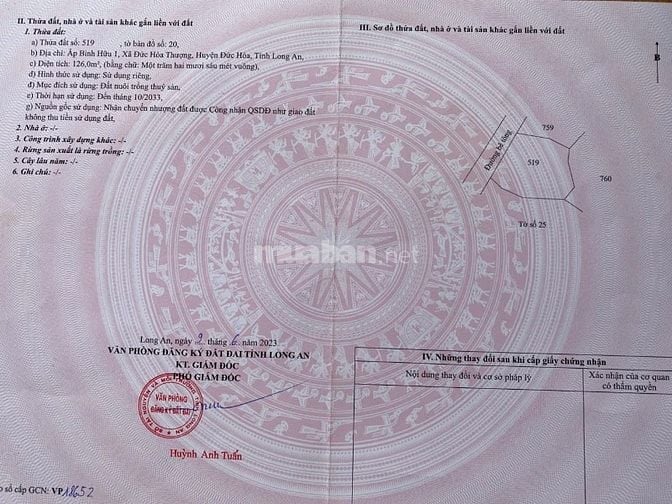 Bán đất mặt tiền đường 823D | 3289m2  - 15.7 Tỷ | CHÍNH CHỦ