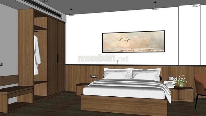 Cho thuê khách sạn 21 phòng trung tâm Tp Bắc Ninh