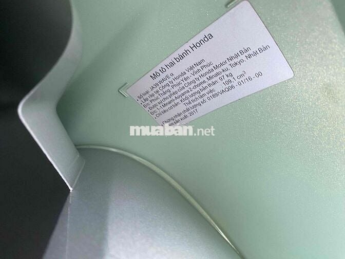 Honda Alpha 110 2017 Xanh bạc hà
