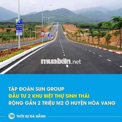 đấy biệt thụ hoà ninh. dươi chân bana.  dtich 504m.