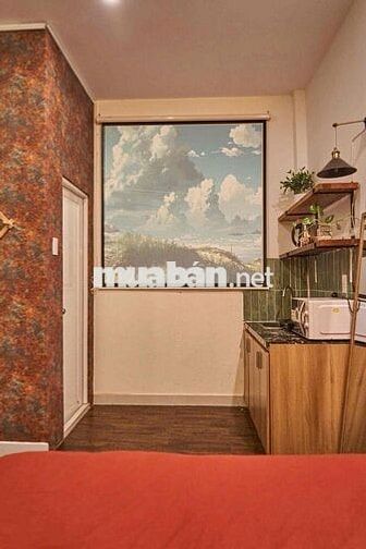 CHO THUÊ PHÒNG STUDIO FULL NT THIẾT KẾ VINTAGE NGAY TRUNG TÂM QUẬN 1