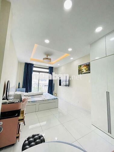 CC Thang máy - Ban công - Máy giặt riêng - full NT - Lê Quang Định