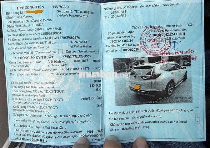 Honda CR V 2018 L - 90000 km