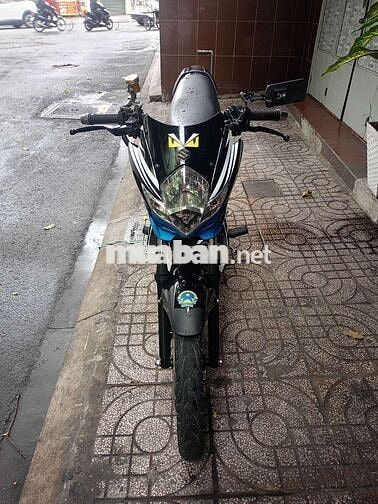 Suzuki Raider Đen, Xanh, Trắng