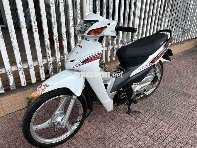 Honda Wave Alpha 100 2013 Trắng zin êm sạch đẹp