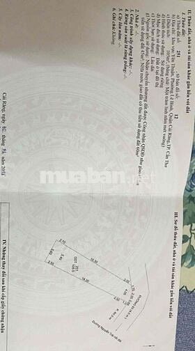 Nhà gần chợ Cái Răng, TP Cần Thơ
