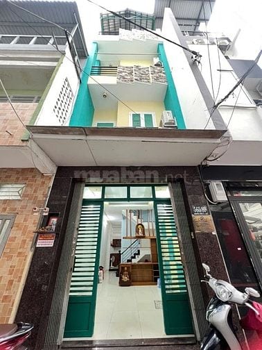 HHMG1%-565/89 Nguyễn Trãi, P.An Đông. Nhà 4 tầng mới