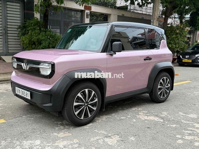 Xe điện VinFast VF3 2025 Hồng tím mua pin