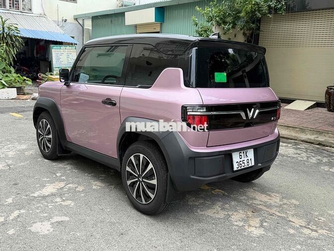 Xe điện VinFast VF3 2025 Hồng tím mua pin