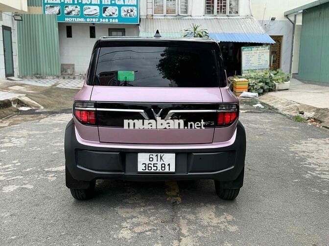 Xe điện VinFast VF3 2025 Hồng tím mua pin