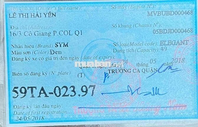 cân thanh lý xe 50cc