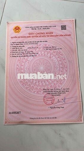 đất nền thạnh phú, phường tân triều, đồng nai
