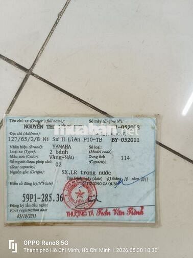 Yamaha Classico xe zin 100% còn rất mới đẹp bstp