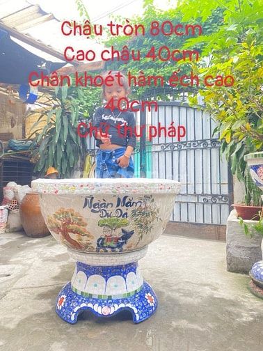 Cơ sở chậu hoa Thế Sơn - chậu hoa dán sành sứ - chậu khảm sành - cẩn m