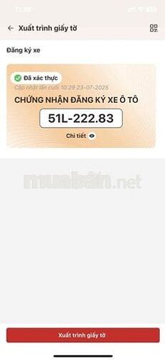 Biển số ô tô Sài Gòn 51L-222.83(Mãi Phat Tài)