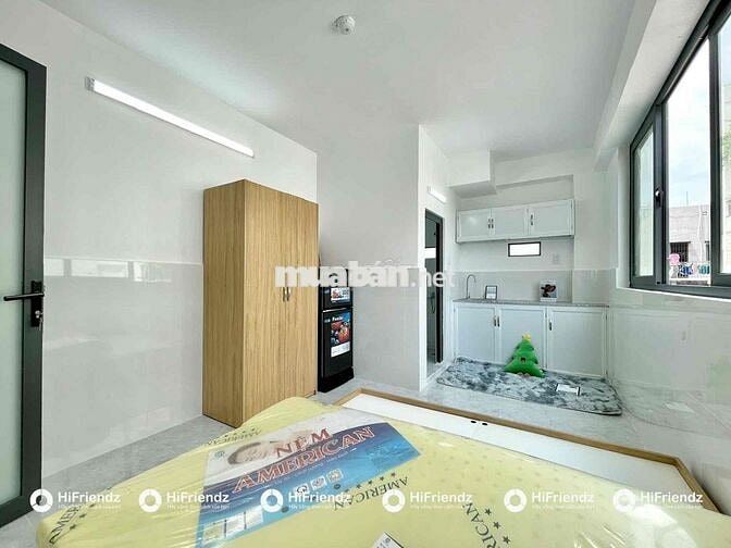 TRỐNG SẴN STUDIO CỬA SỔ TRỜI - FULL NỘI THẤT - CÁCH AEON Bình Tân 5p