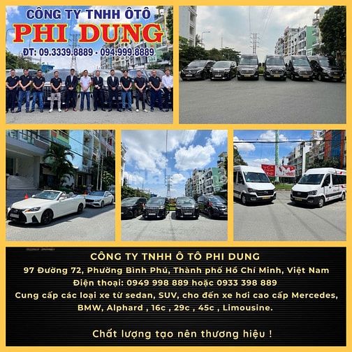 Phi Dung chuyên cho thuê xe  Limousine cao cấp đời mới 