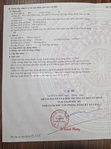 Cần bán nhà + dãy nhà trọ đồi diện công ăn và ubnd phường Tân Tạo