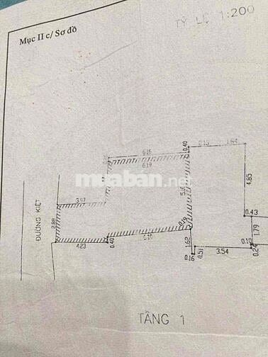 Cần bán lô đất đường lý thái tổ 131/35