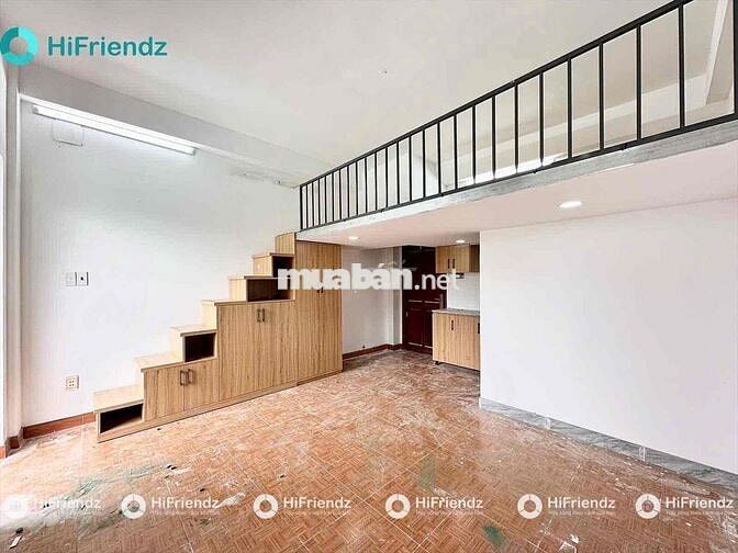 PHÒNG MỚI XÂY 45M2 CÓ GÁC NGAY CÔNG VIÊN GIA ĐỊNH CÓ BAN CÔNG
