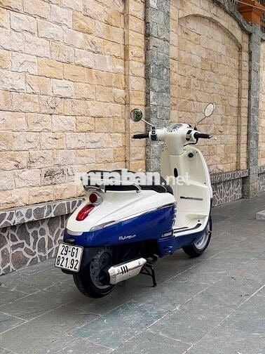Peugeot Django 125fi 2020 Trắng xanh sơn máy zin