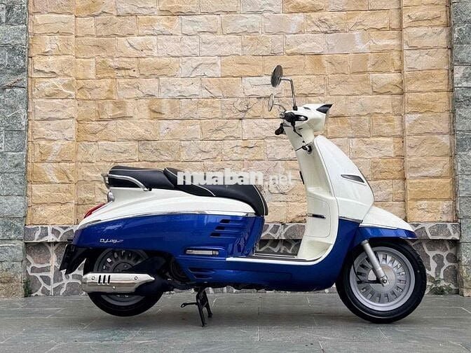 Peugeot Django 125fi 2020 Trắng xanh sơn máy zin